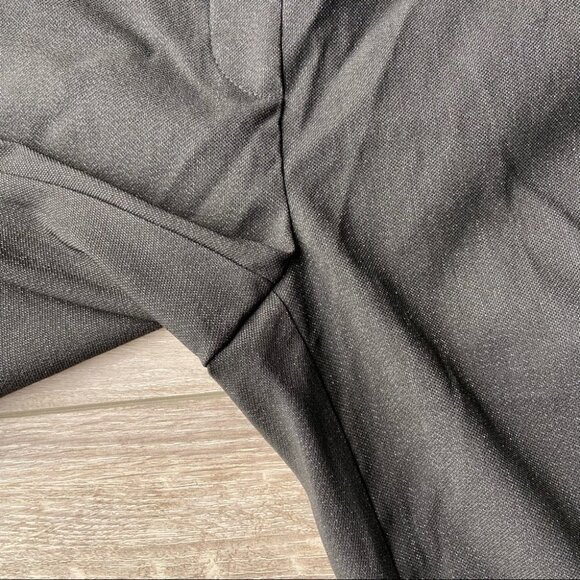 89th Madison Shiny Metallic Pearls Button Accents Pull  On Pants - Picture 5 of 12